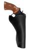 black leather cross draw holster