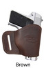 brown leather yaqui holster