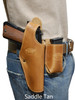 saddle tan leather OWB holster