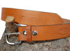 saddle tan leather belt