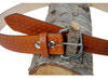 saddle tan leather belt