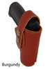 burgundy leather OWB holster