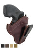 Leather Tuckable IWB Holster for Snub Nose 2" 22 38 357 41 44 Revolvers