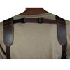 adjustable back piece for shoulder holster