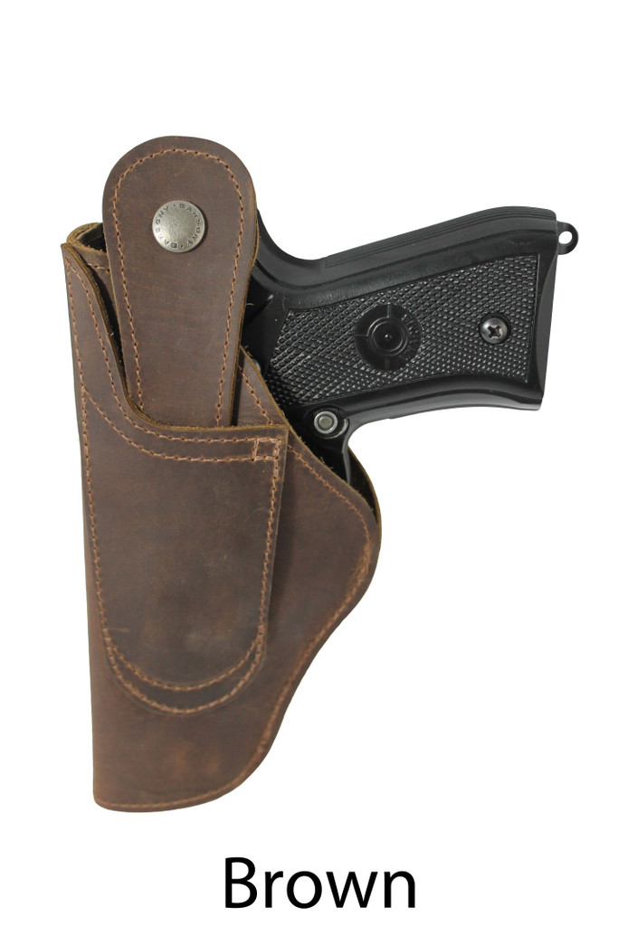 brown leather 360Carry ambidextrous holster