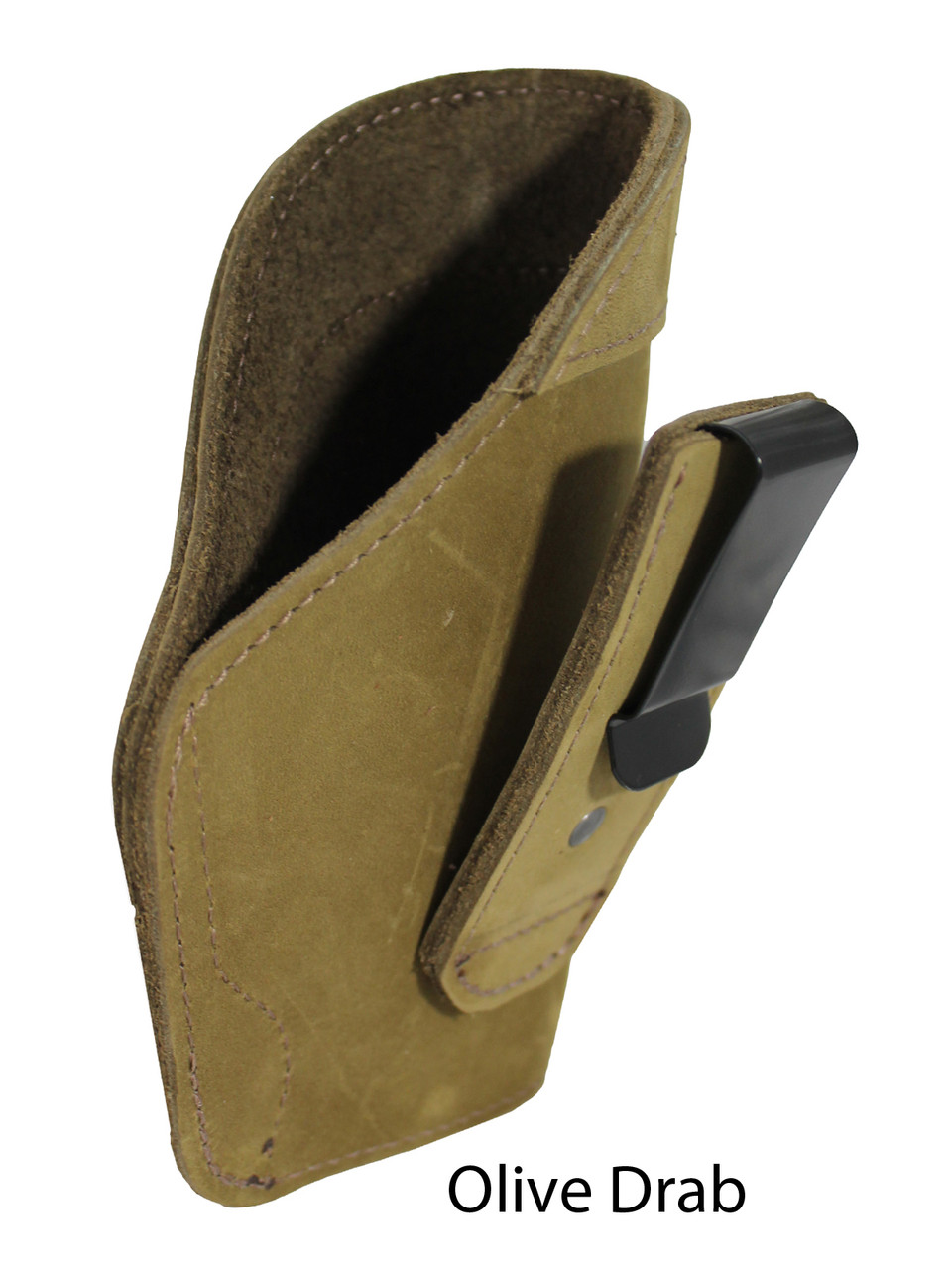 olive drab leather tuckable holster