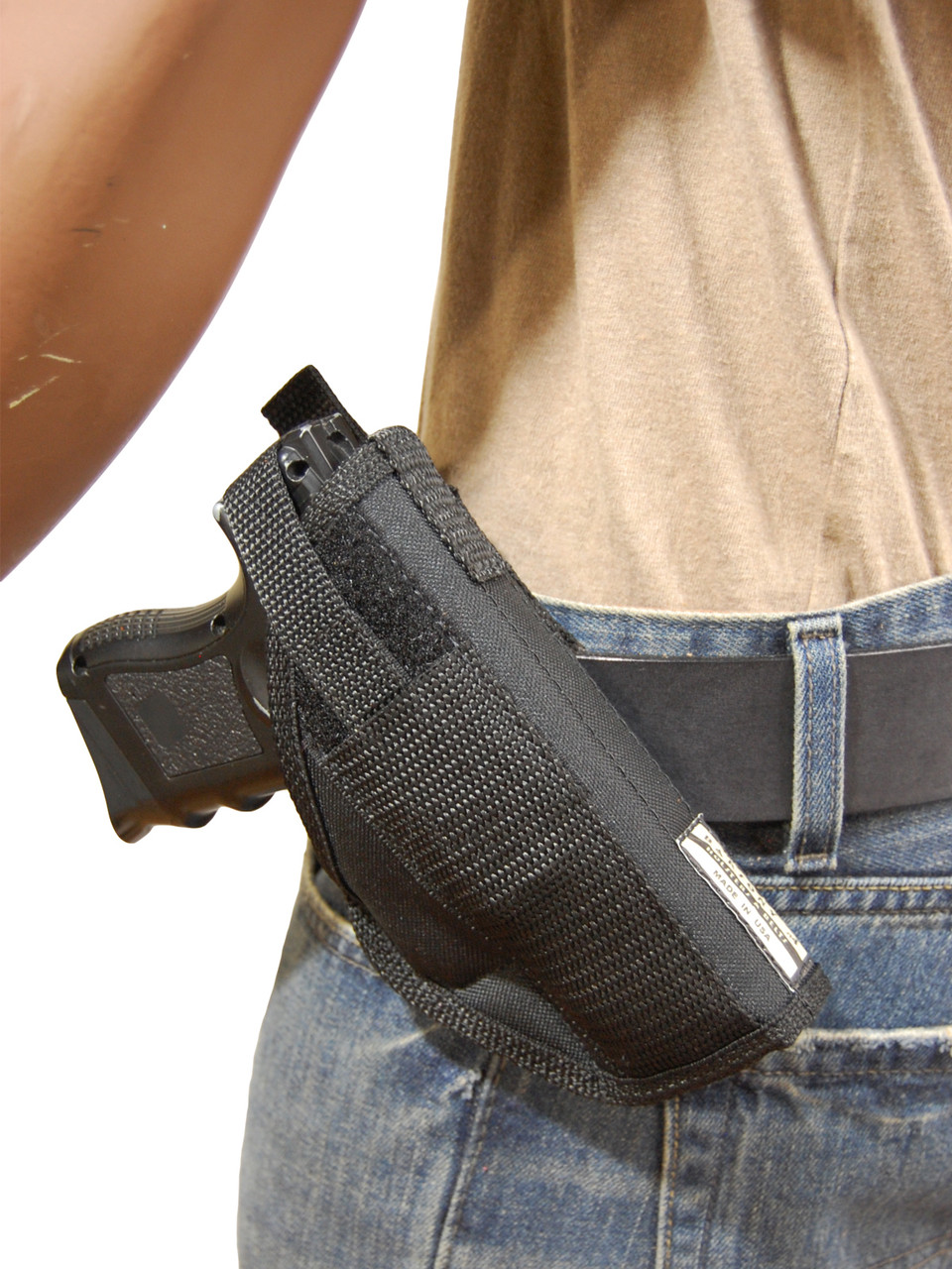 side view of holster