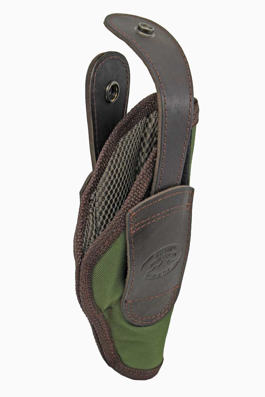 premium leather reinforced retention strap 