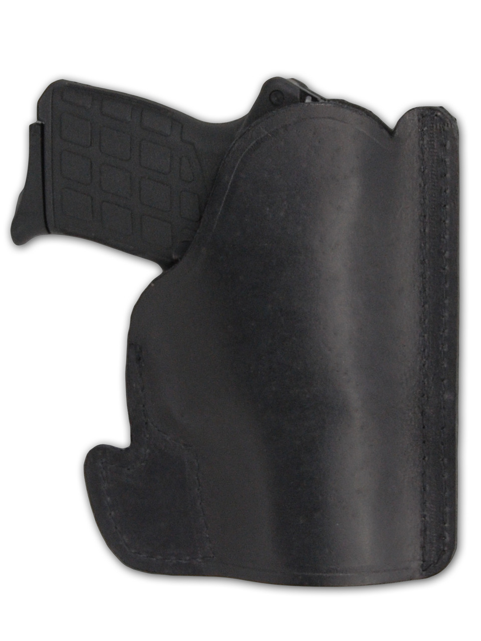 Black Leather Pocket Holster for Kimber Micro 9mm