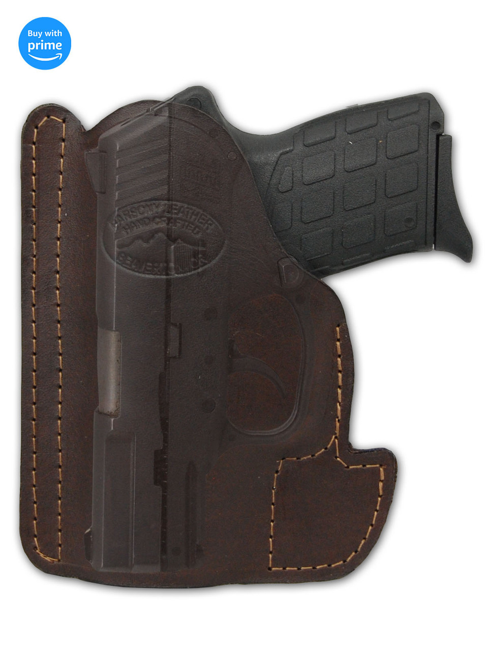 Brown Leather Pocket Holster for Walther PP PPKS PPK