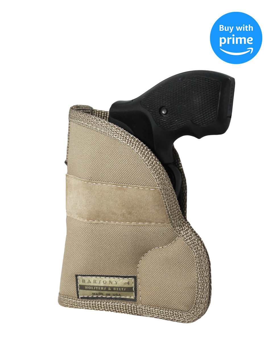 Desert Sand Ambidextrous Pocket Holster for Taurus 605 650 CIA