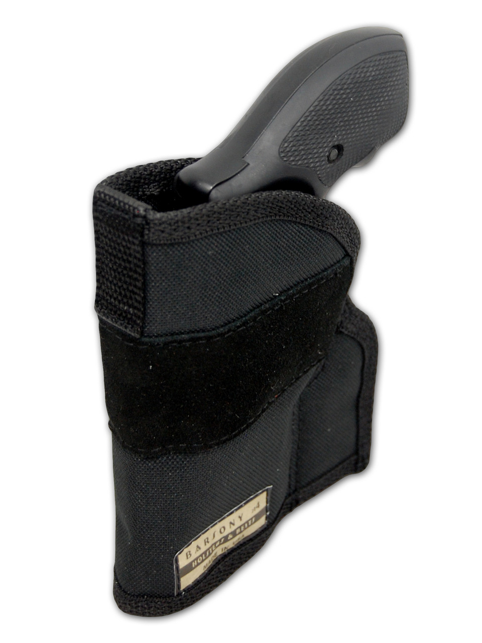 Black Nylon Ambidextrous Pocket Holster for Ruger SP101
