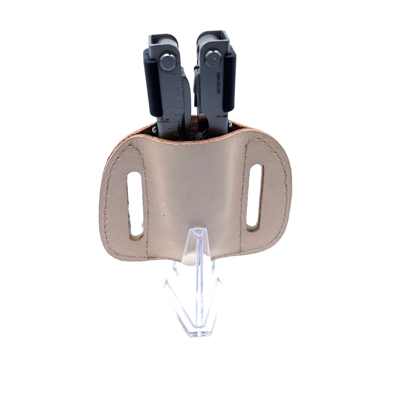 Natural Tan Leather Multi-Tool Pancake Sheath