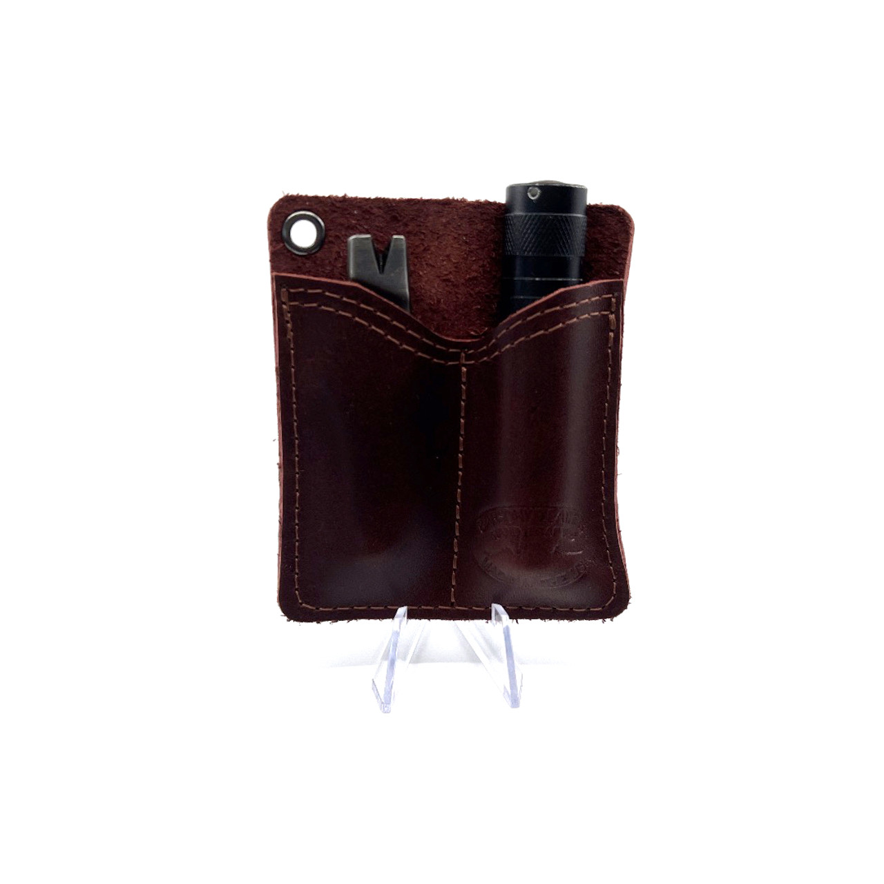 Burgundy Leather Pocket Organizer