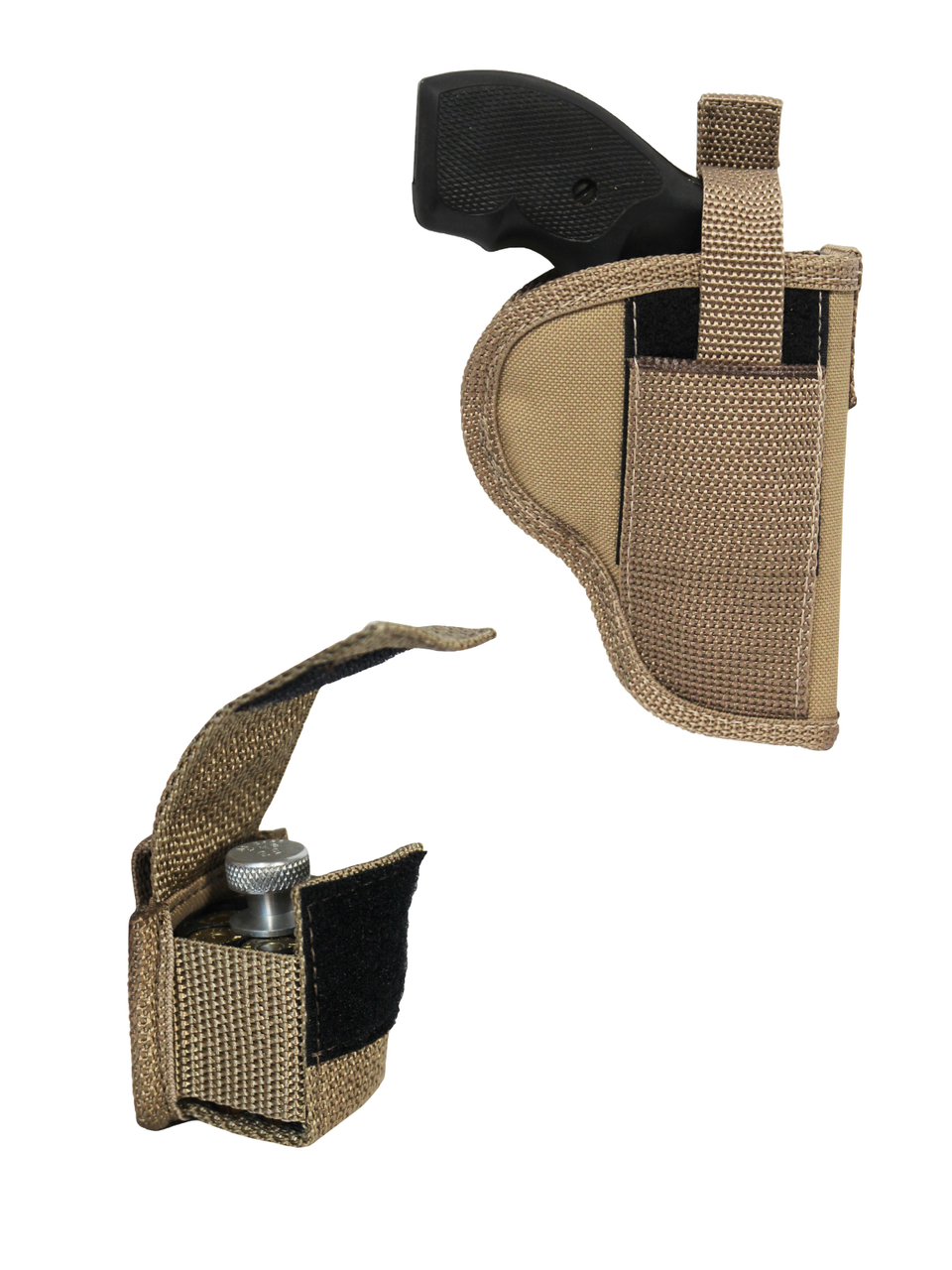 Desert Sand OWB Holster + Speed-loader Pouch