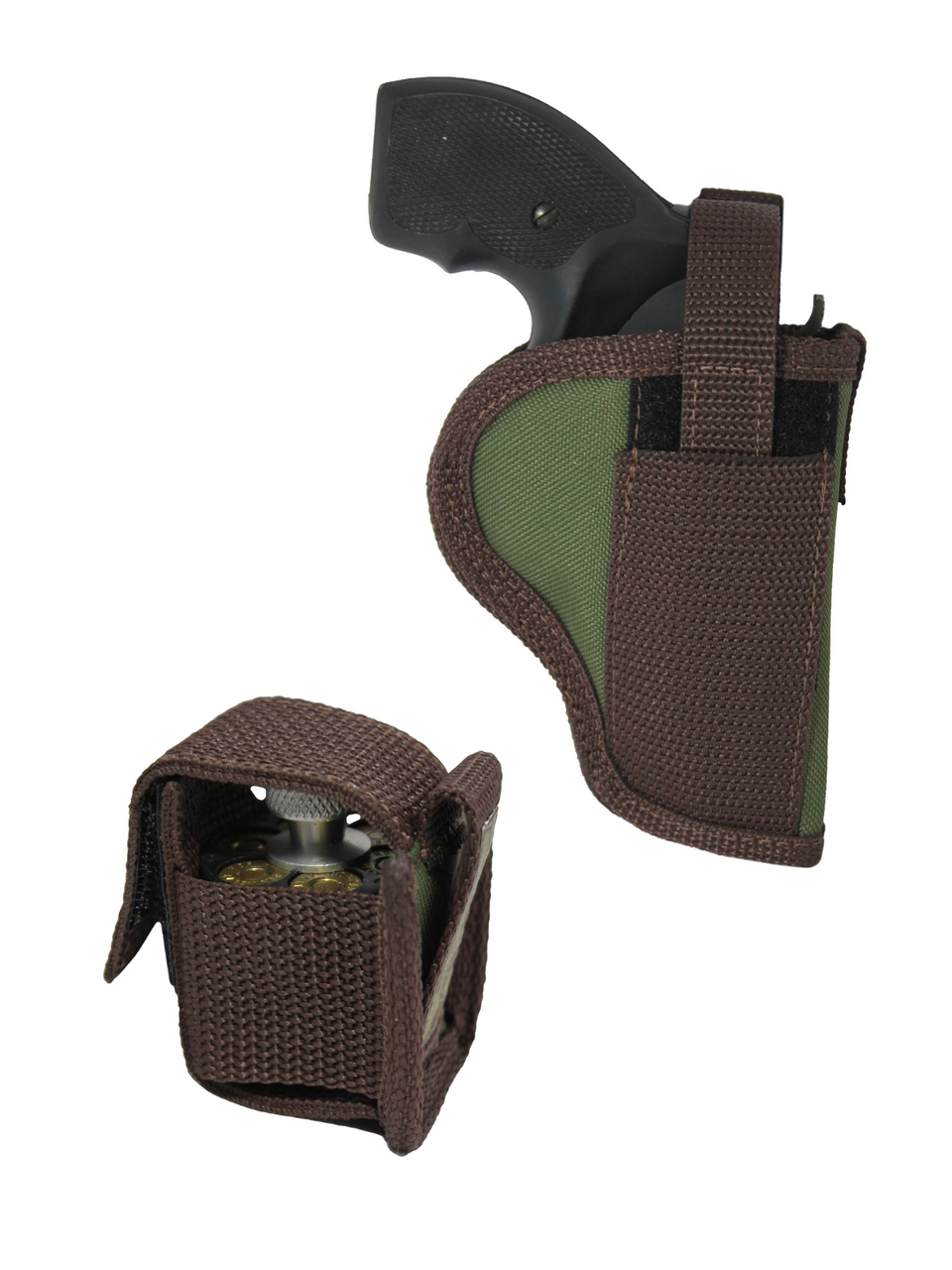 Woodland Green OWB Holster + Speed-loader Pouch