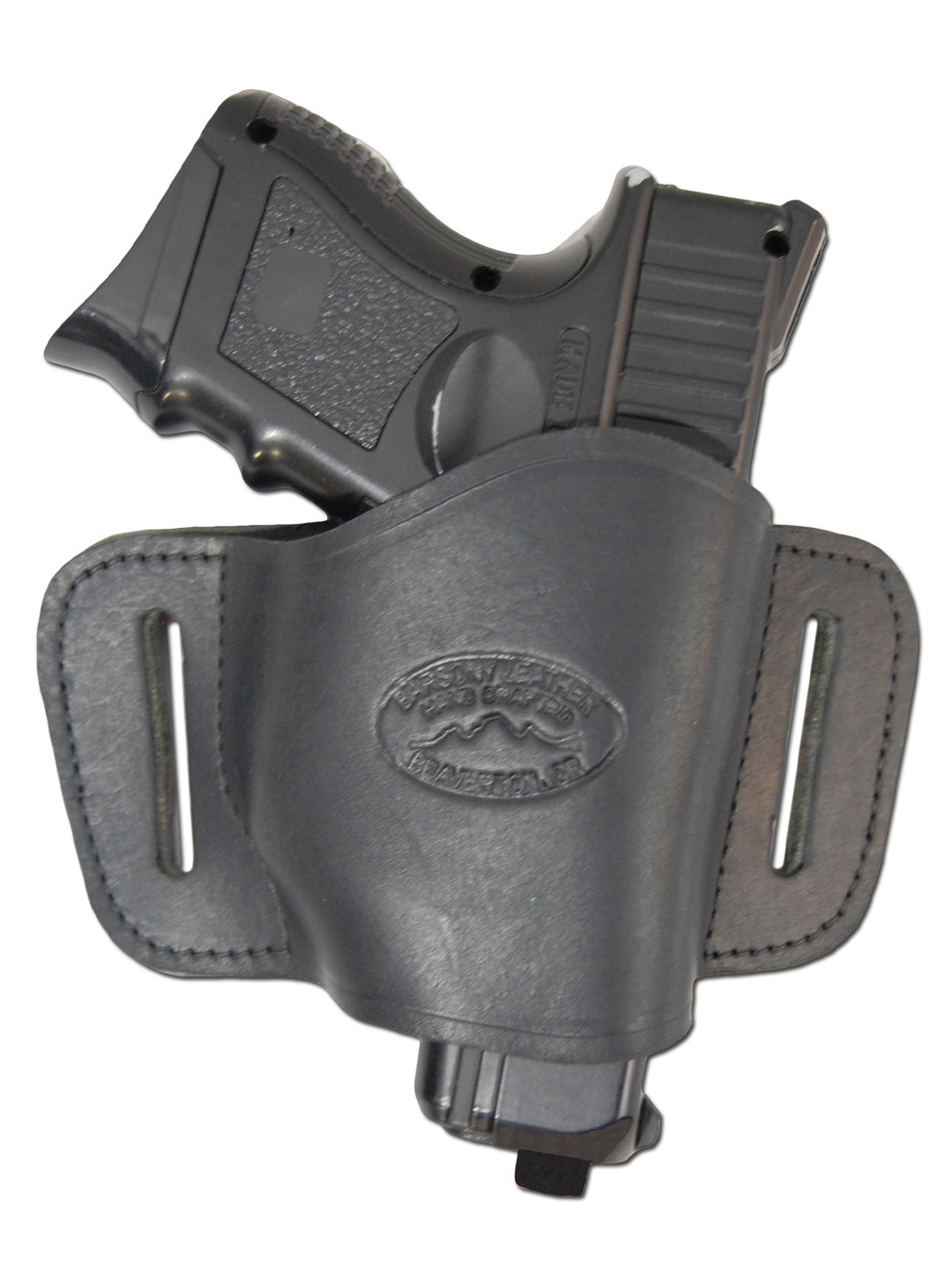 Black Leather Quick Slide Holster