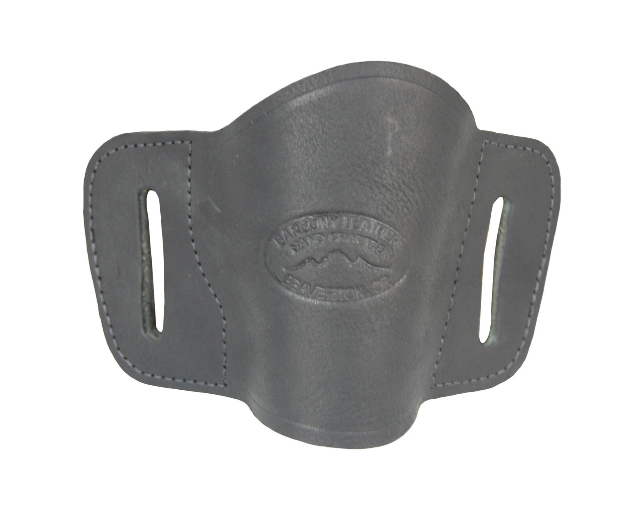 black leather holster