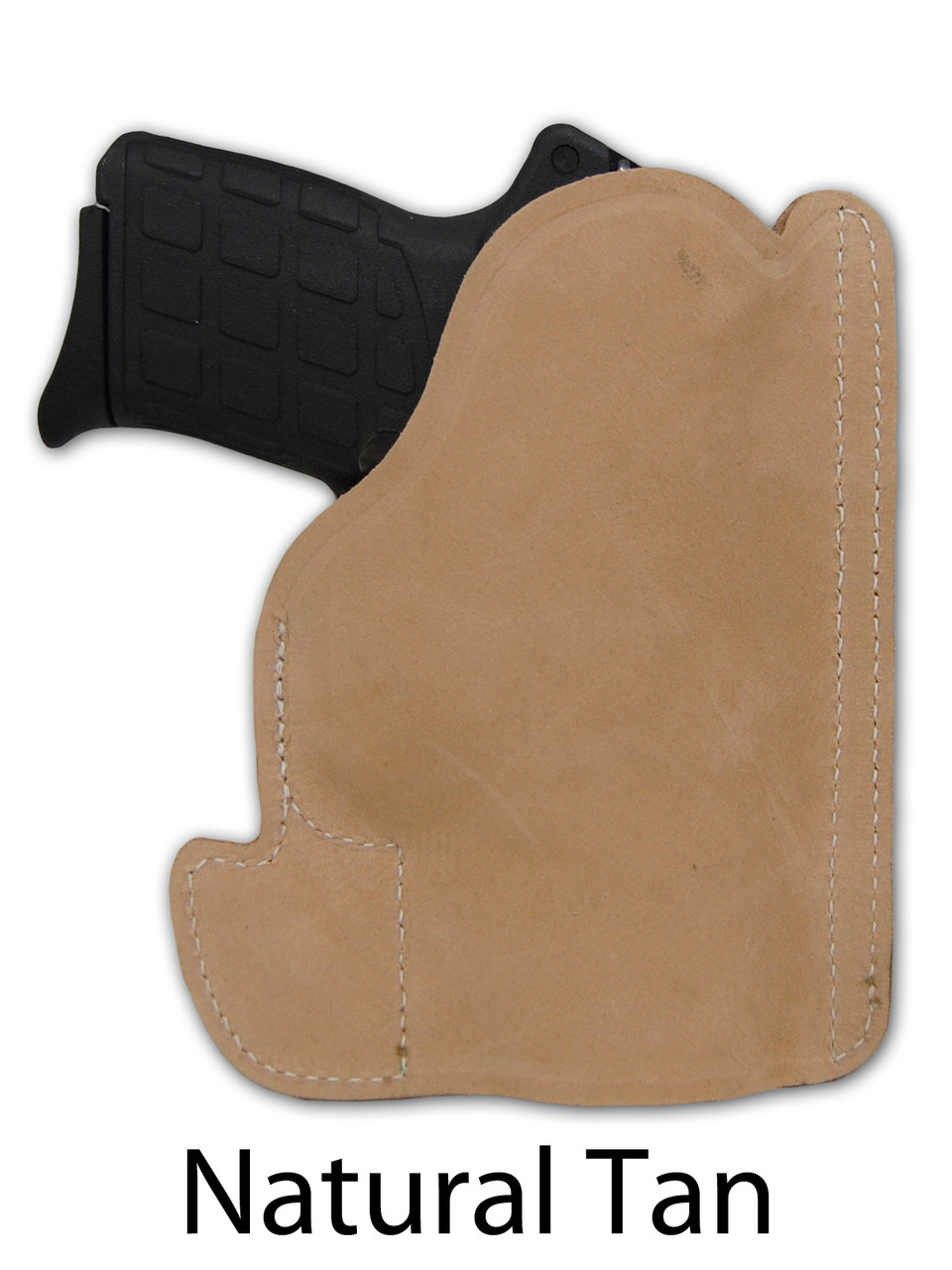 natural tan leather pocket holster