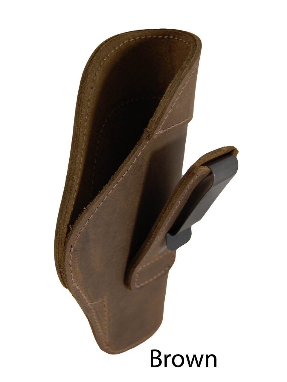 Leather Tuckable Inside The Waistband Holster For .380 Ultra Compact 9mm .40 .45 Pistols With Laser Ltu68 42