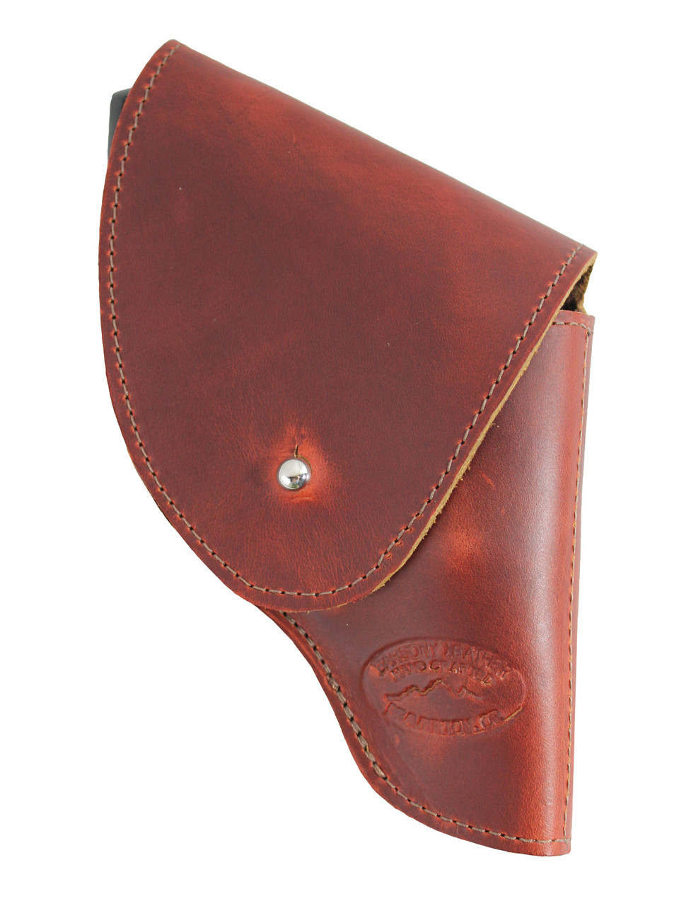 Burgundy Leather Flap Holster for Snub Nose 2" 22 38 357 41 44 Revolvers