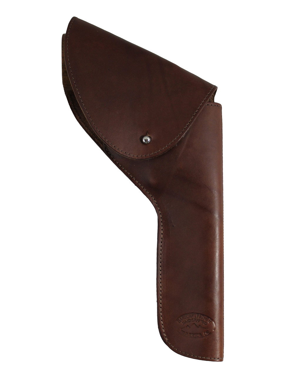 Brown Leather Flap Holster for 6-8" Revolvers