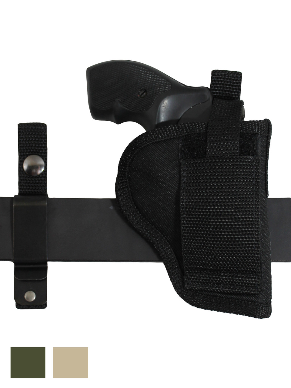 360Carry 12 Option OWB IWB Cross Draw Holster for 2" Revolvers