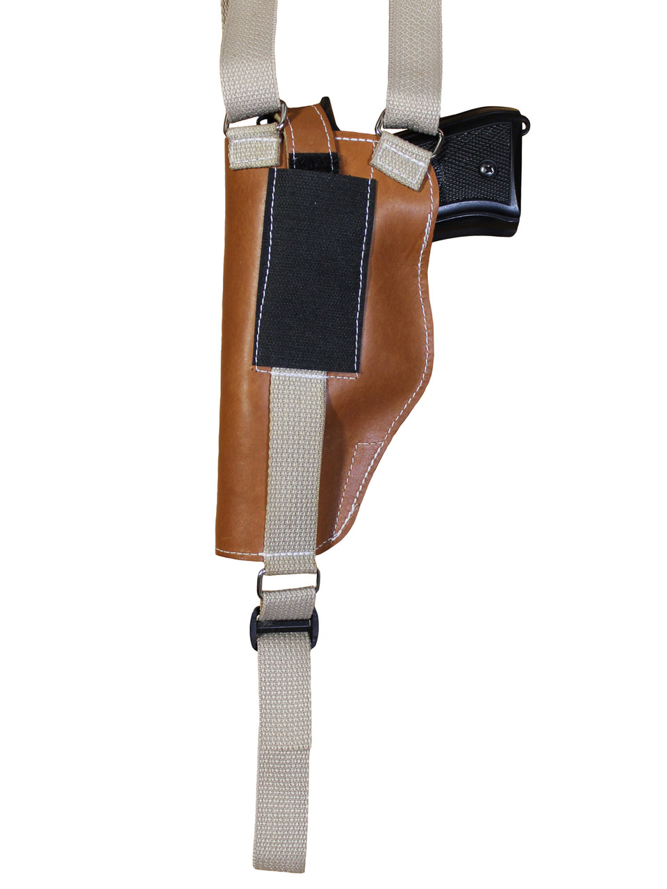 Saddle Mate Leather Universal Gun Holster and Holder, Brown 