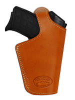 saddle tan leather thumb-break holster