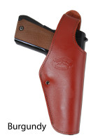 burgundy leather OWB holster