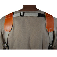 adjustable back piece for shoulder holster