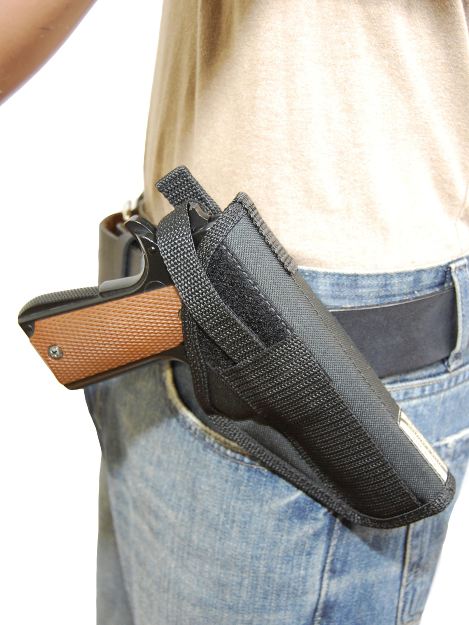 middle finger quick draw holster