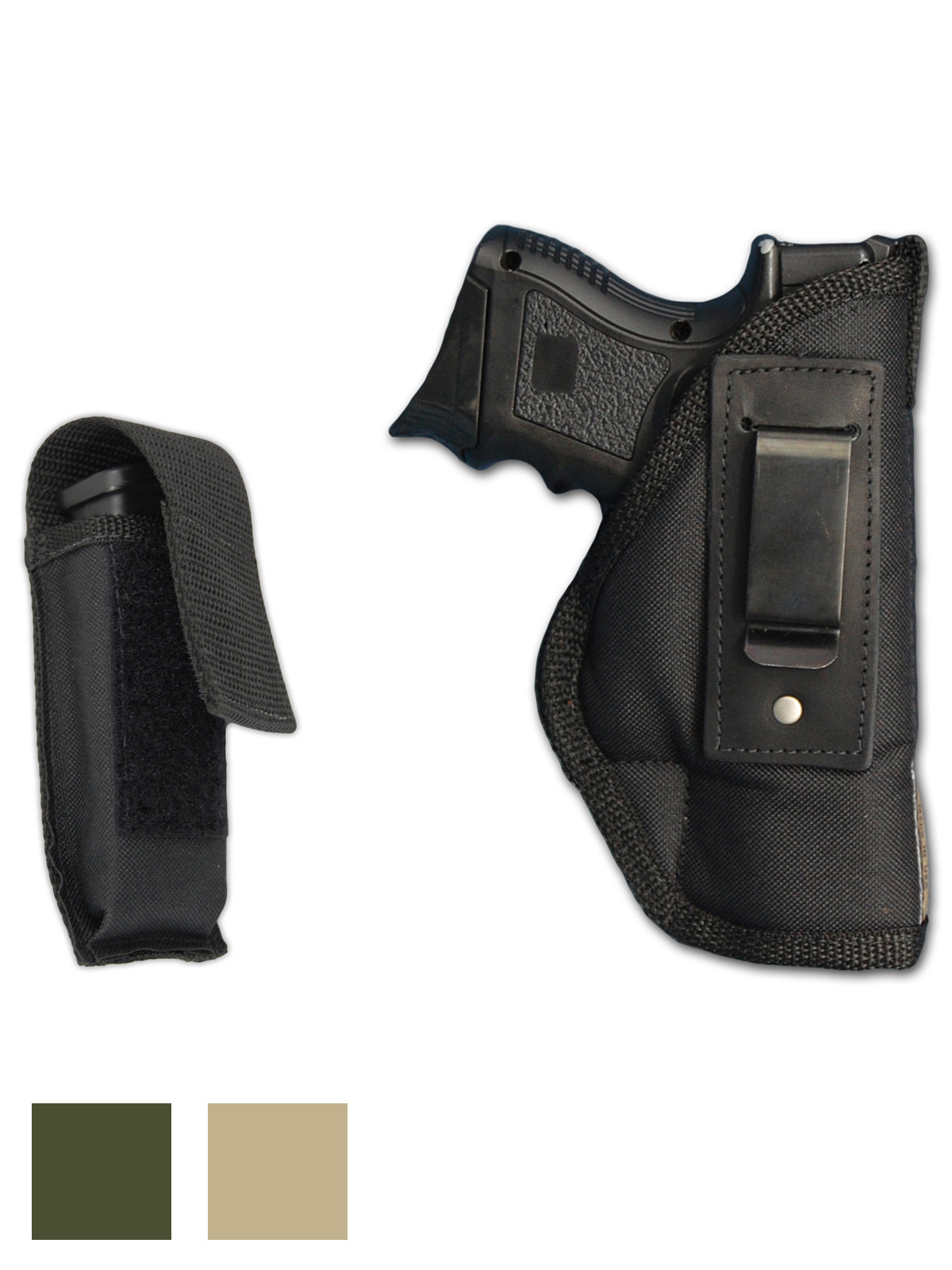 Inside the Waistband Holster + Single Magazine Pouch for Compact 9mm