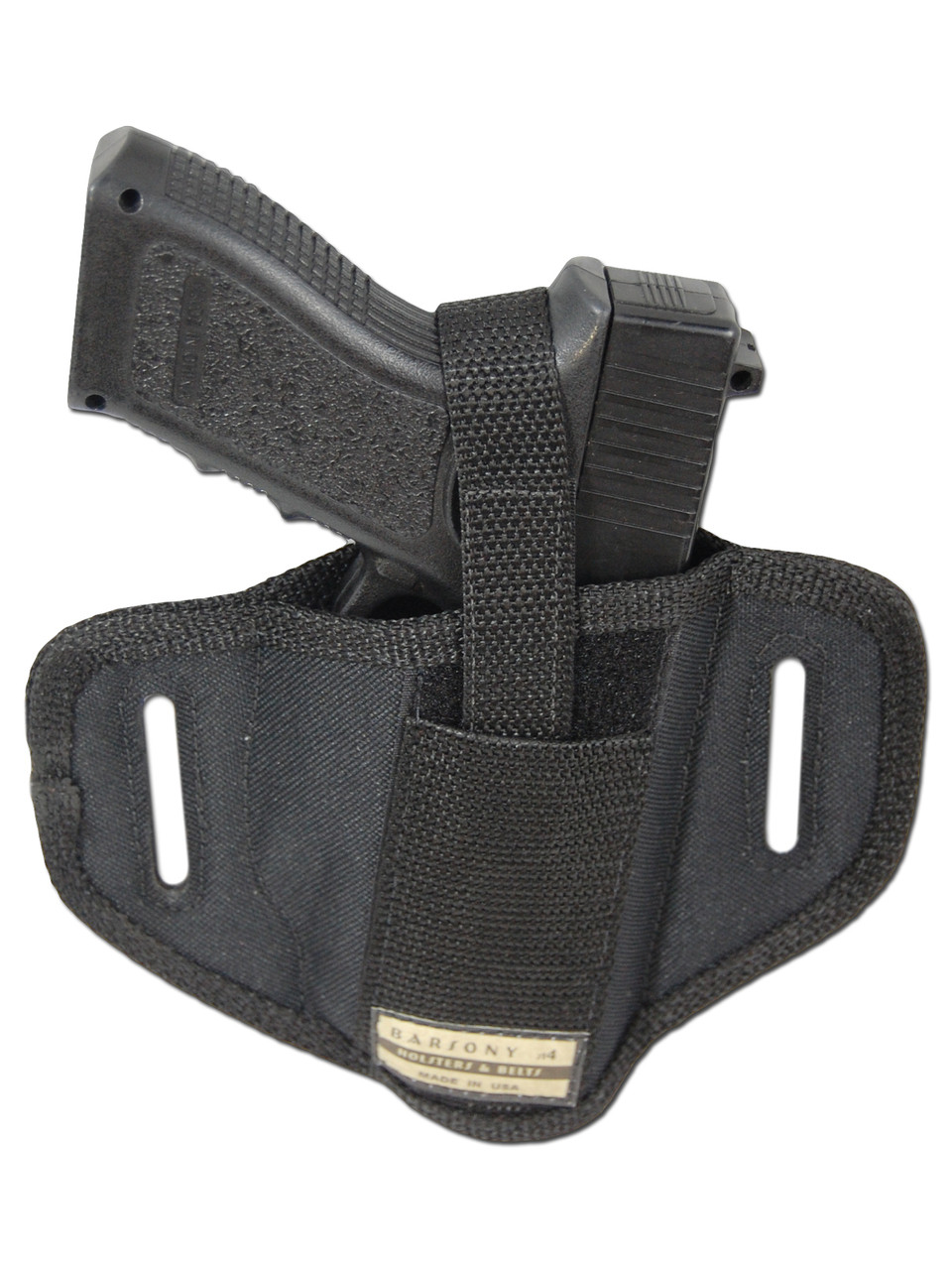 6 Position Ambidextrous Pancake Holster for Full Size 9mm 40 45 Pistols