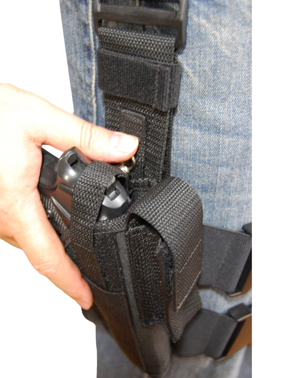 Tactical Leg Holster for Full Size 9mm 40 45 Pistols Barsony Holsters