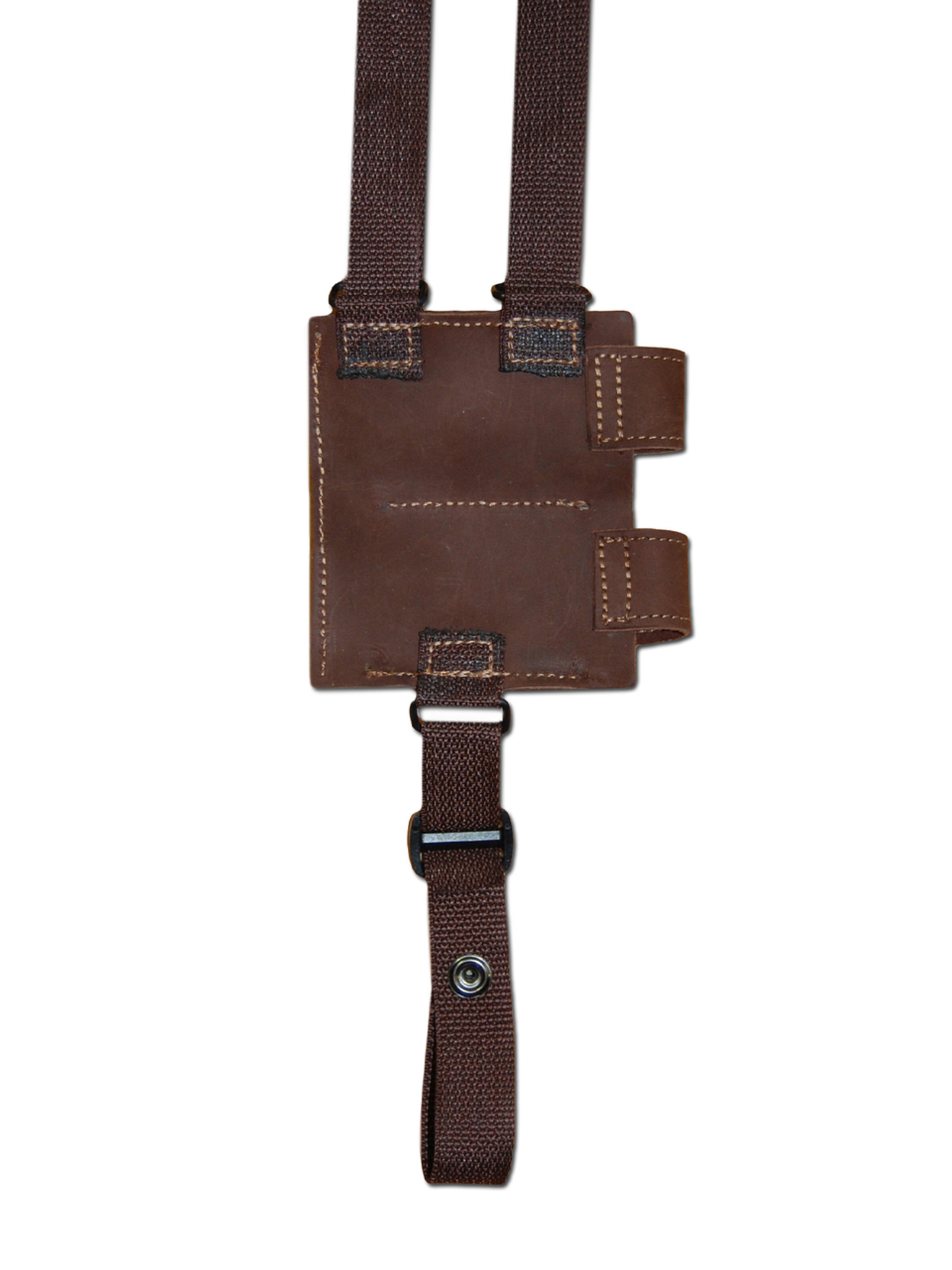 Leather Horizontal Shoulder Holster with Magazine Pouch for Mini