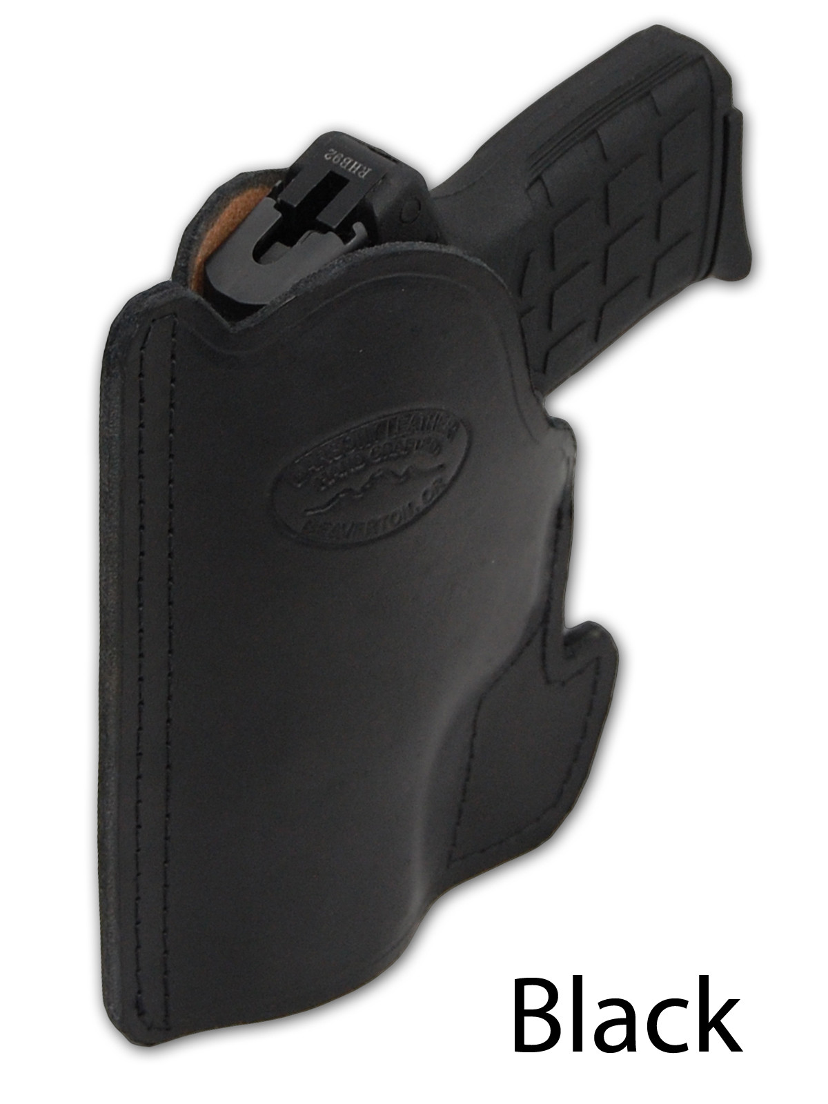 Leather Ambidextrous Pocket Holster for Compact 9mm .40 .45 Pistols