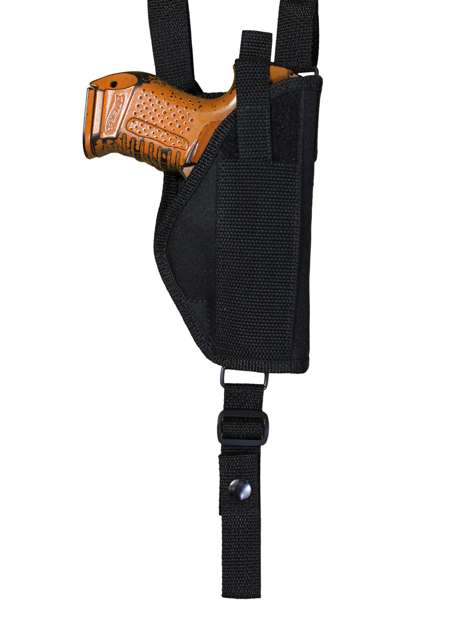 Vertical Shoulder Holster for Compact 9mm 40 45 Pistols - Barsony