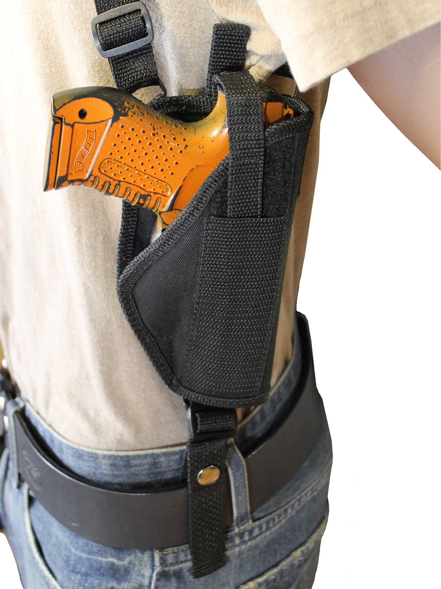 Gun holster with Magazine pouch and belt loop for Hi-Point C-9 CF