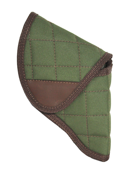 Holster store: Woodland Green Flap Holster for Snub Nose 2" 22 38 357 41 44 Revolvers