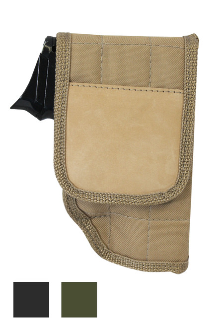 Flap Holster for Compact 9mm .40 .45 Pistols - available in black, desert sand and woodland green