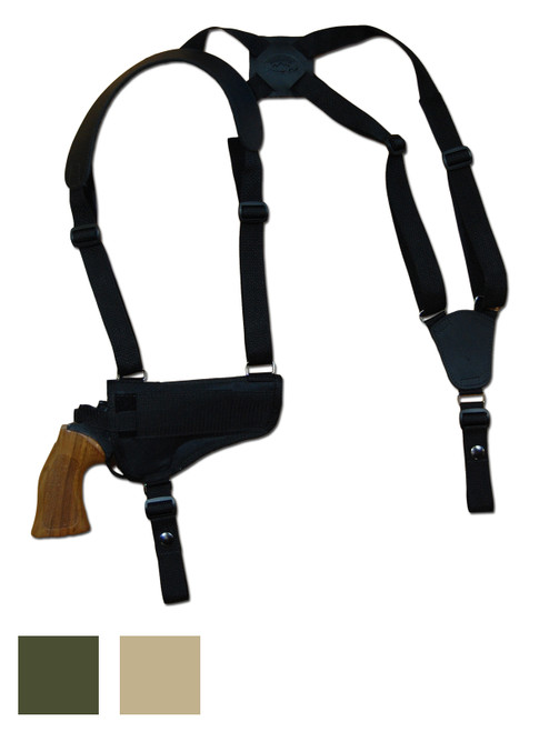 Horizontal Shoulder Holster for 4" 22 38 357 41 44 Revolvers