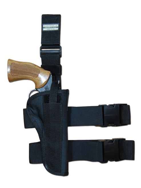 Tactical Leg Holster for 4" .38 .357 .41 .44 Revolvers