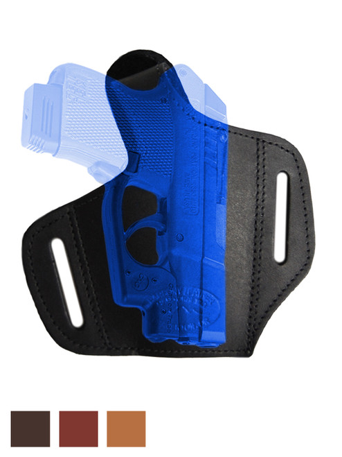 Belt Holster for Mini/Pocket .22 .25 .32 .380 Pistols with LASER