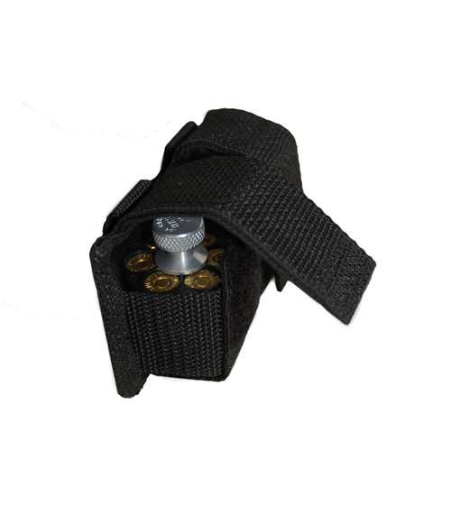 black double speed loader pouch