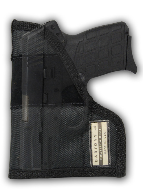 black pocket holster