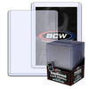 BCW 2mm / 79pt Topload Card Holder 25 Count Pack Thick Card Toploaders