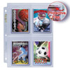 Ultra Pro 100 Count Box Ultra Pro 4-Pocket Toploader Size Secure Page Platinum Series Album Pages