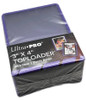 Ultra Pro 3" x 4" Purple Border Toploaders (25 Count Pack) Trading Card Holders