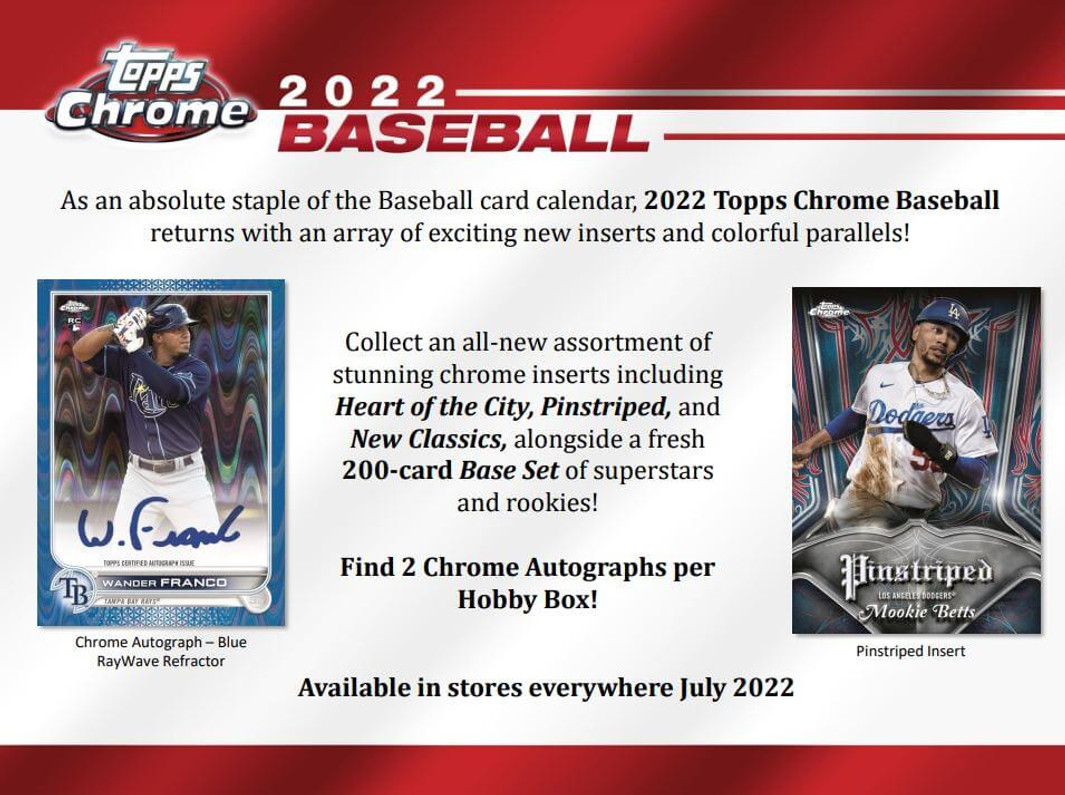 2022 Topps Chrome Baseball